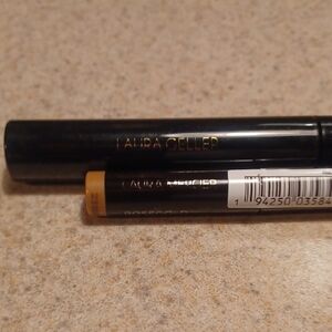Laura Geller Black Volumizing Mascara/Laura Mercier Eyeshadow Stick - Rose Gold